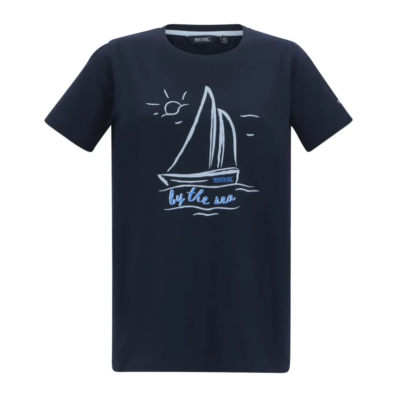Image of Womens T-Shirt Regatta Filandra VX Bleu Female 38