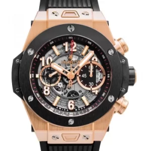 Image of Big Bang Unico King Gold Ceramic Automatic Skeleton Dial Mens Watch