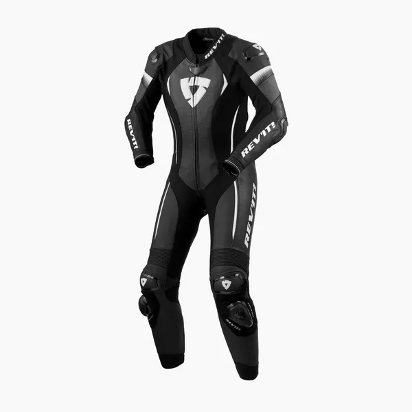 Image of REV'IT! Xena 4 Ladies One Piece Suit Black White Size 38