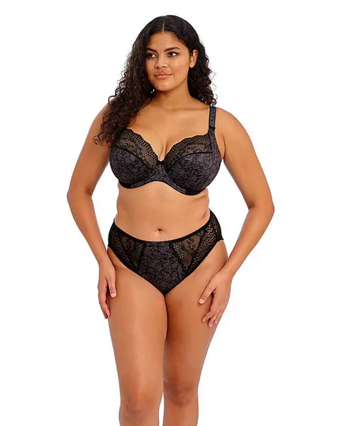 Image of Elomi Elomi Lucie Plunge Wired Bra Black Female 42D HQ53004