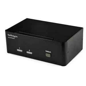 Image of 2 Port Displayport Dual monitor Kvm 4k