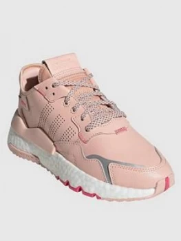 Image of Adidas Originals Junior Nite Jogger Trainers - Pink