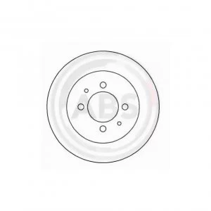 Image of Rear Pair (2x) of Brake Disc A.B.S. 16214
