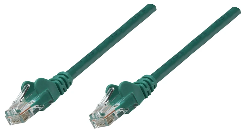 Image of Intellinet Network Patch Cable. Cat6. 0.25m. Green. Copper. S/FTP. LSO
