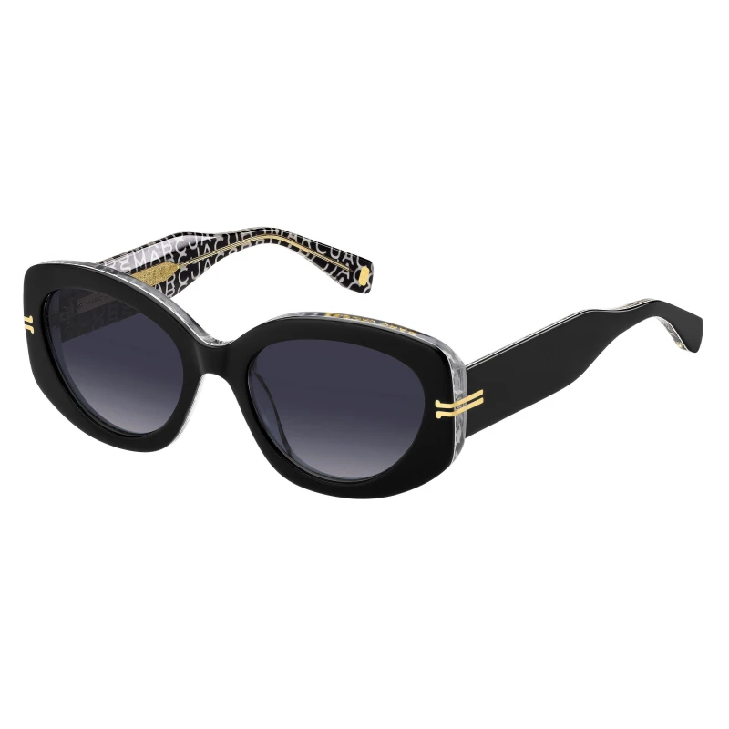 Image of Marc Jacobs Marc Oval Sg Black White female 56 cm