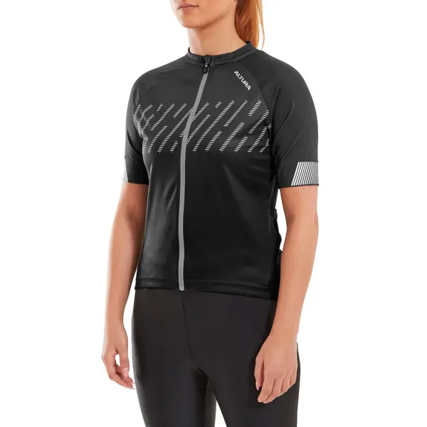 Image of Altura Airstream Womens Short Sleeve Jersey 16 BLACK