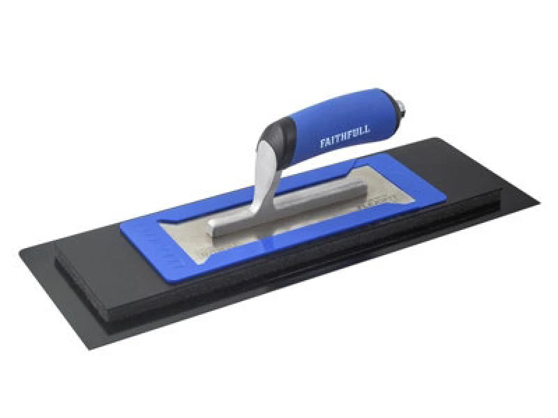 Image of Faithfull Flexifit Trowel Plastic Blade With Foam Kit 16" (406mm) Faiflexi16F