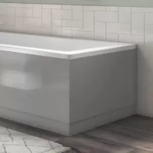 Image of Ashford L Shape Bath End Panel - Grey Gloss