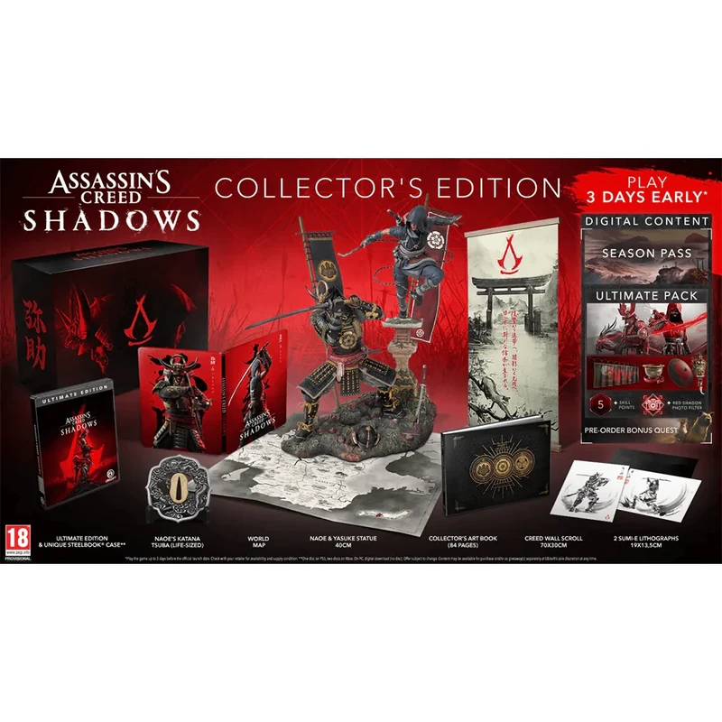 Image of Assassins Creed Shadows Collectors Edition PS5 Game