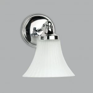 Image of 1 Light Bathroom Over Mirror Downlight Polished Chrome IP44, G9