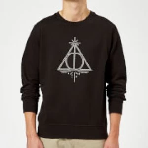 Image of Harry Potter Deathly Hallows Sweatshirt - Black - M