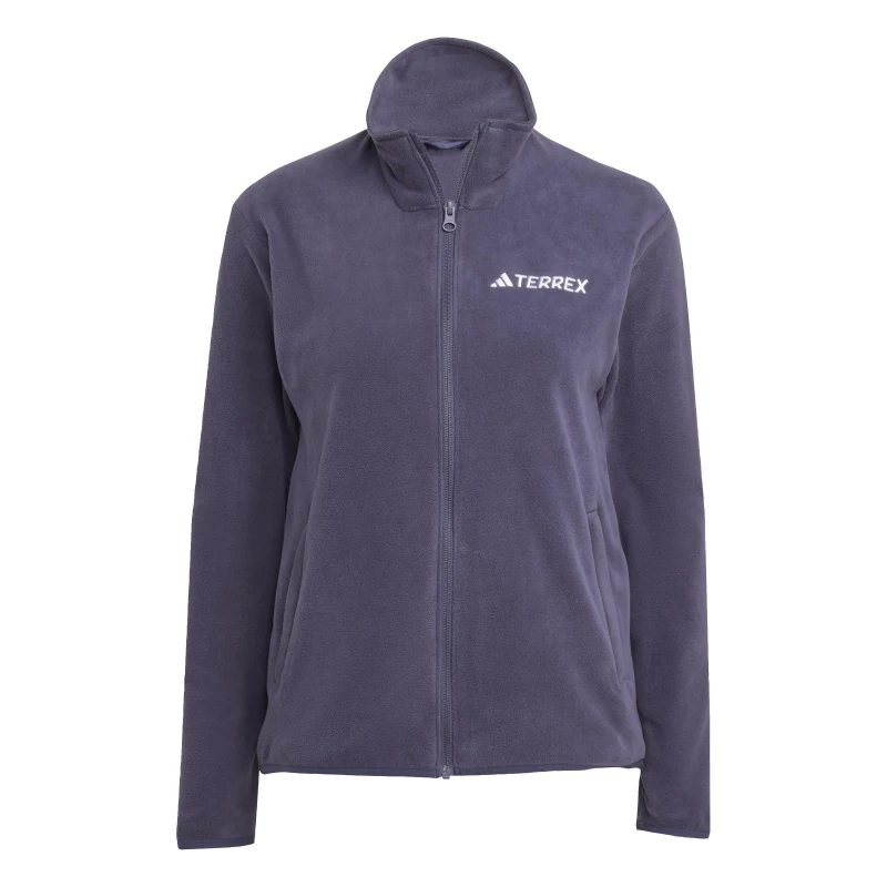 Image of Womens full-zip fleece adidas Terrex Essentials Violet Female L