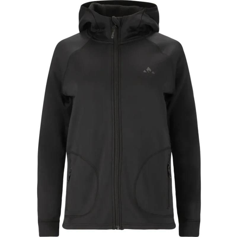 Image of Whistler Womens hooded fleece Whistler Tracker Powerstretch Noir Female 36