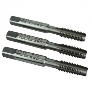 Image of Faithfull HSS Straight Flute Tap Set M10 x 1.50, 3 Piece