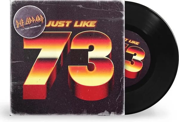 Image of Def Leppard Just Like 73 - Black Vinyl - Sealed 2024 UK 7" vinyl 602465671032