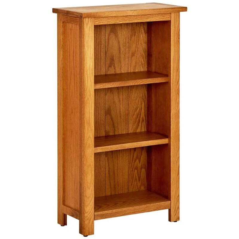 Image of VIDAXL Bookcase 45x22.5x82cm Solid Oak Wood Vidaxl 8720286006887