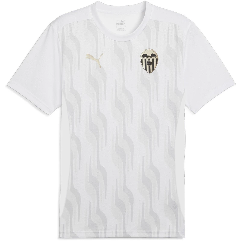 Image of Puma Valencia Pre Match Shirt 2024 2025 Adults - White White S