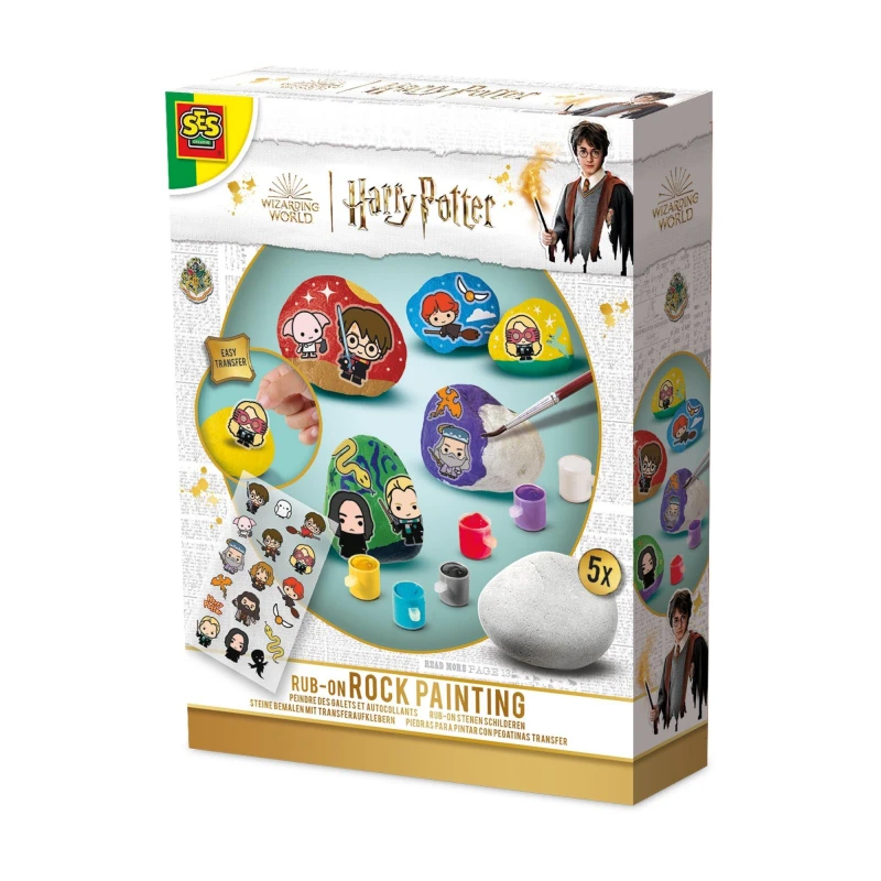 Image of SES Creative Harry Potter Rub-on Rock Painting Rock Multi unisex