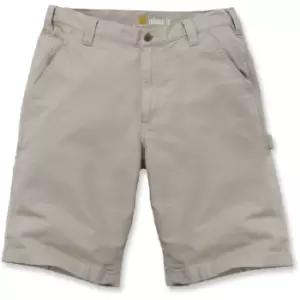 Image of Carhartt Mens Rugged Flex Rigby Cotton Dungaree Work Shorts Waist 36' (91cm)