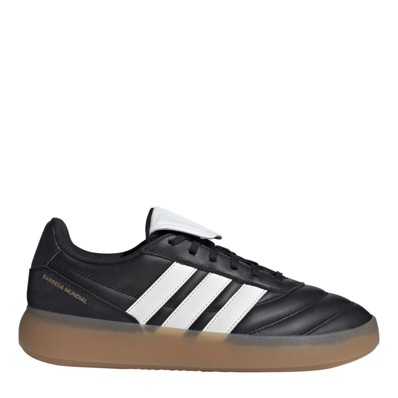 Image of adidas Barreda Mundial Trainers Black/Wht/Gum male 10 (44.7)