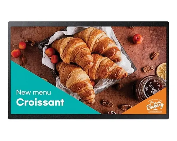 Image of Samsung QB24C-T Digital signage flat panel 60.5cm (23.8") LED WiFi 250 cd/m Full HD Black Touch Screen Built-in processor Tizen 7.0 16/