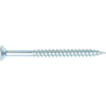 Image of 6X1/2' Silver-TT Pozi Countersunk Wood Screw BZP (200) - Matlock