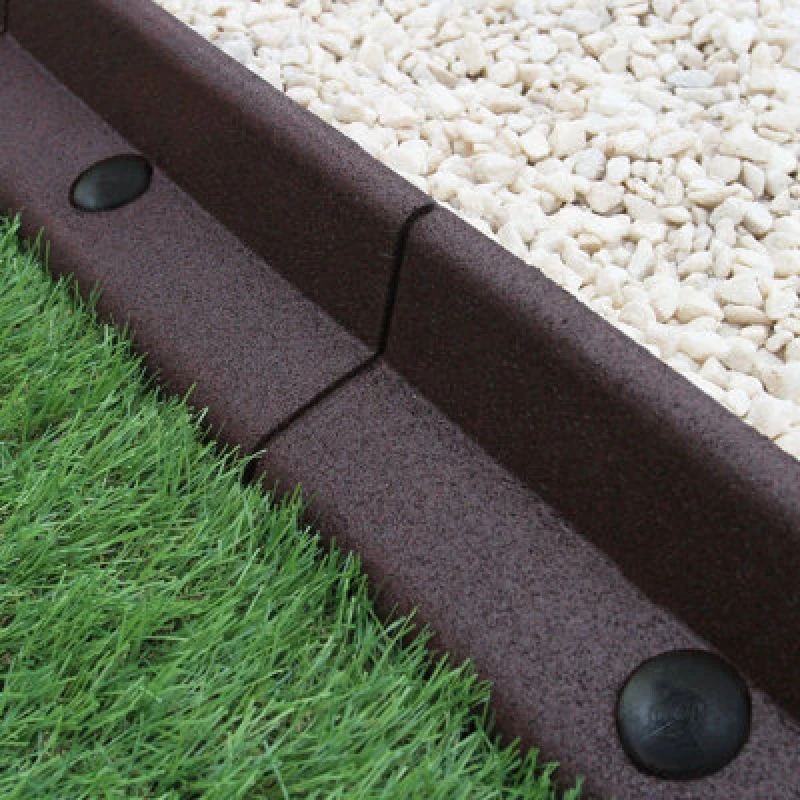 Image of MonsterShop Flexible Lawn Edging Garden Border Green Pack Of 8 X 1.2M