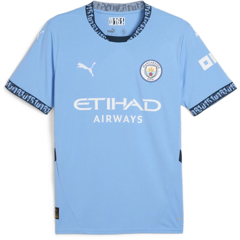 Image of Puma Manchester City Home Shirt 2024 2025 Adults - Blue Blue M