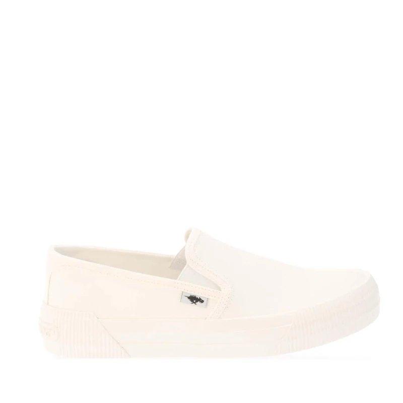 Image of (White, 5 (Adults')) Rocket Dog Cheeryful 12A Canvas Womens White Trainers