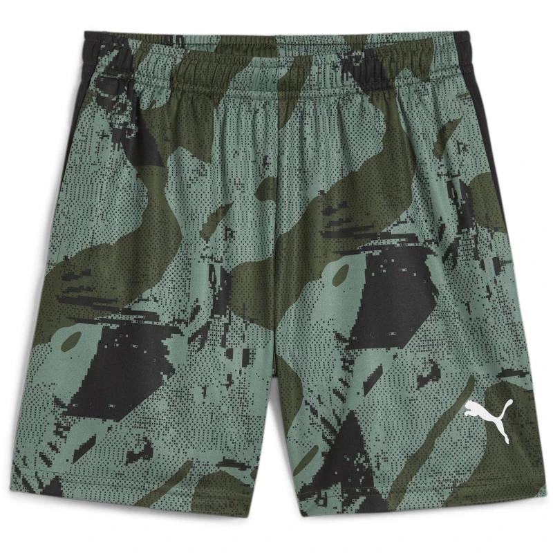 Image of Puma Individualligacamo Short Jr Jogger Boys - Black 7 - 8 Years