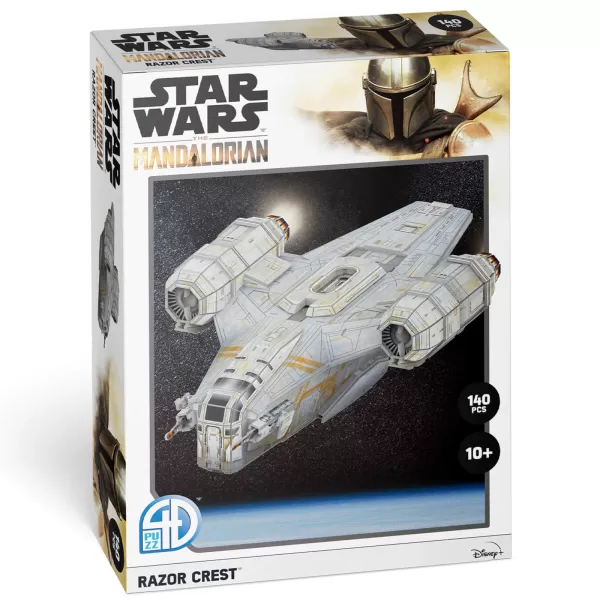 Image of Star Wars: The Mandalorian Razor Crest Paper Core 3D Puzzle Model