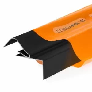 Image of Corrapol-BT Rigid Rock n Lock Side Flashing 6m - Black