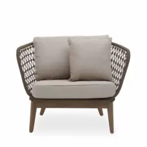 Image of Interiors By Ph Opus Chair Grey/Wd Legs 96X79X72Cm