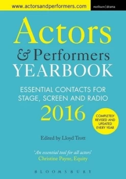 Image of Actors and Performers Yearbook 2016 by Lloyd Trott Book