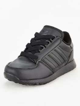 Image of Adidas Originals Forest Grove Childrens Trainers - Black