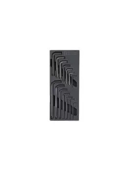Image of Beta Tools T56 14pc Ball Head Hex & Torx Key Set in Hard Tray for Roller Cabs