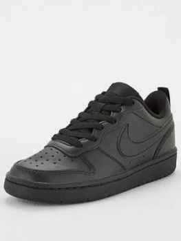 Image of Nike Court Borough Low 2 Junior Trainer - Black