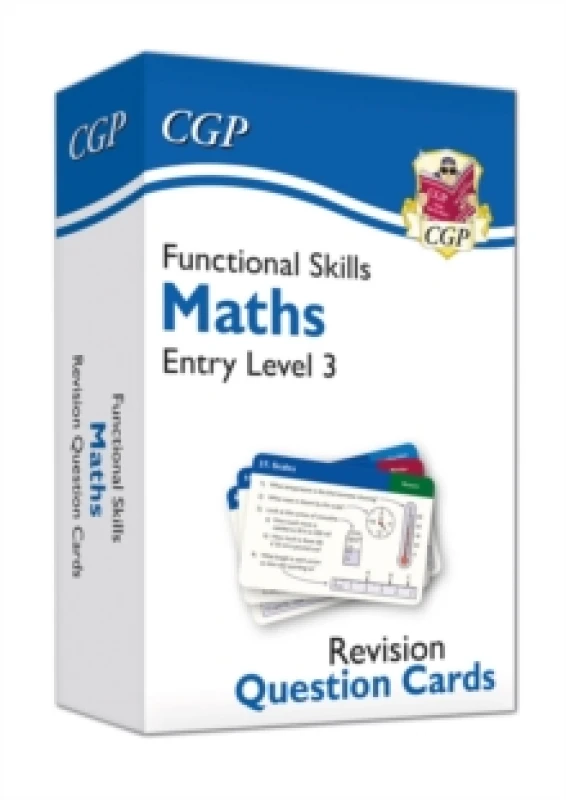 Image of Functional Skills Maths Revision Question Cards - Entry Level 3 Hardback