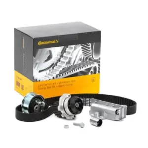 Image of CONTITECH Water Pump + Timing Belt Kit VW,AUDI,FORD CT1028WP7