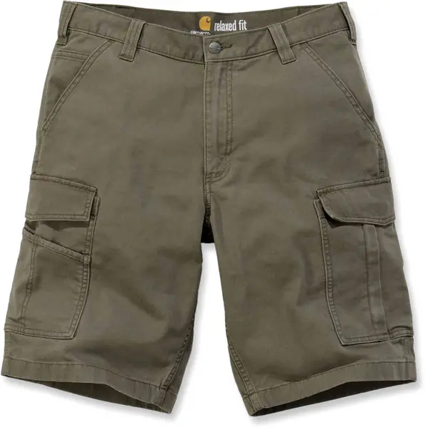Image of Carhartt Rugged Flex Rigby Cargo Shorts, green, Size 28