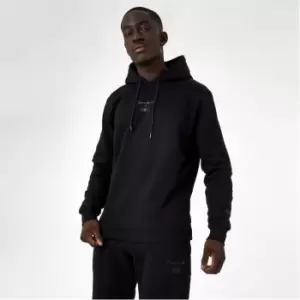 Image of Everlast x Yiannimize Overhead Taped Hoodie - Black