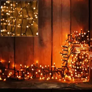 Image of String Lights 6m 100 LEDs Warm White with Timer