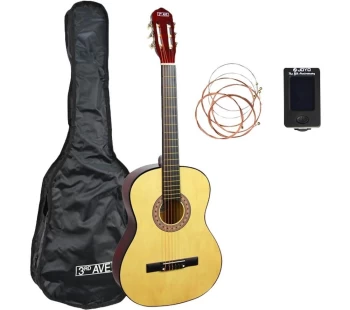 Image of 3RD AVENUE STX20 3/4 Size Classical Guitar Bundle - Natural
