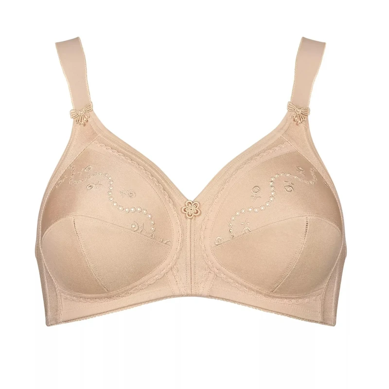 Image of Triumph Womens cotton bra Triumph Doreen Beige Female 100C