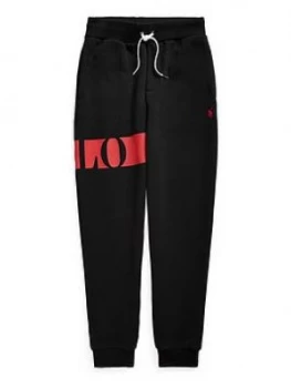 Image of Ralph Lauren Boys Polo Joggers - Black, Size 8 Years, S