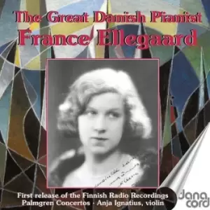 Image of The Great Danish Pianist France Ellegaard by Selim Palmgren CD Album