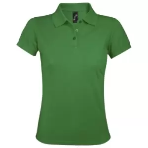 Image of SOLs Womens/Ladies Prime Pique Polo Shirt (XL) (Kelly Green)