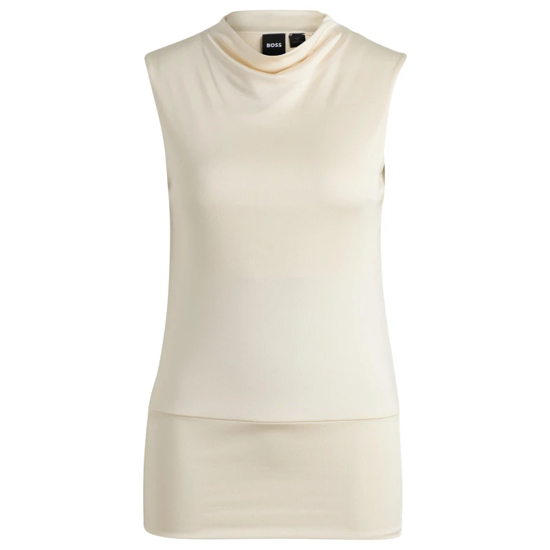 Image of Boss Womens Esensa Short Sleeve Polo Shirt Open White female 14 (XL)