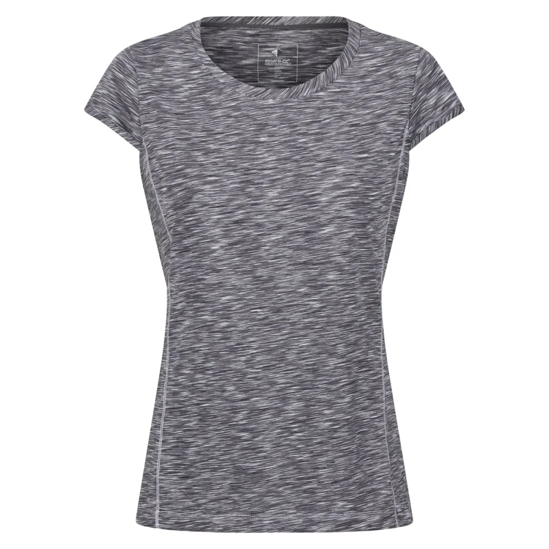 Image of Regatta Womens Hyperdimension II Quick Drying T Shirt 14 - Bust 38' (97cm) Seal Grey RWT249-038-14