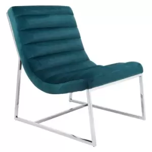 Image of Vogue Velvet Cocktail Chair Black